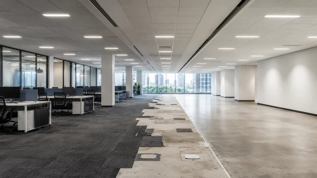Quality results following an office stripout by NMGS