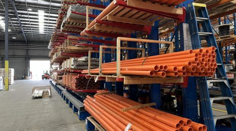Lawrence and Hanson - Racking removal Before