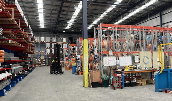 Lawrence and Hanson - Warehouse Before